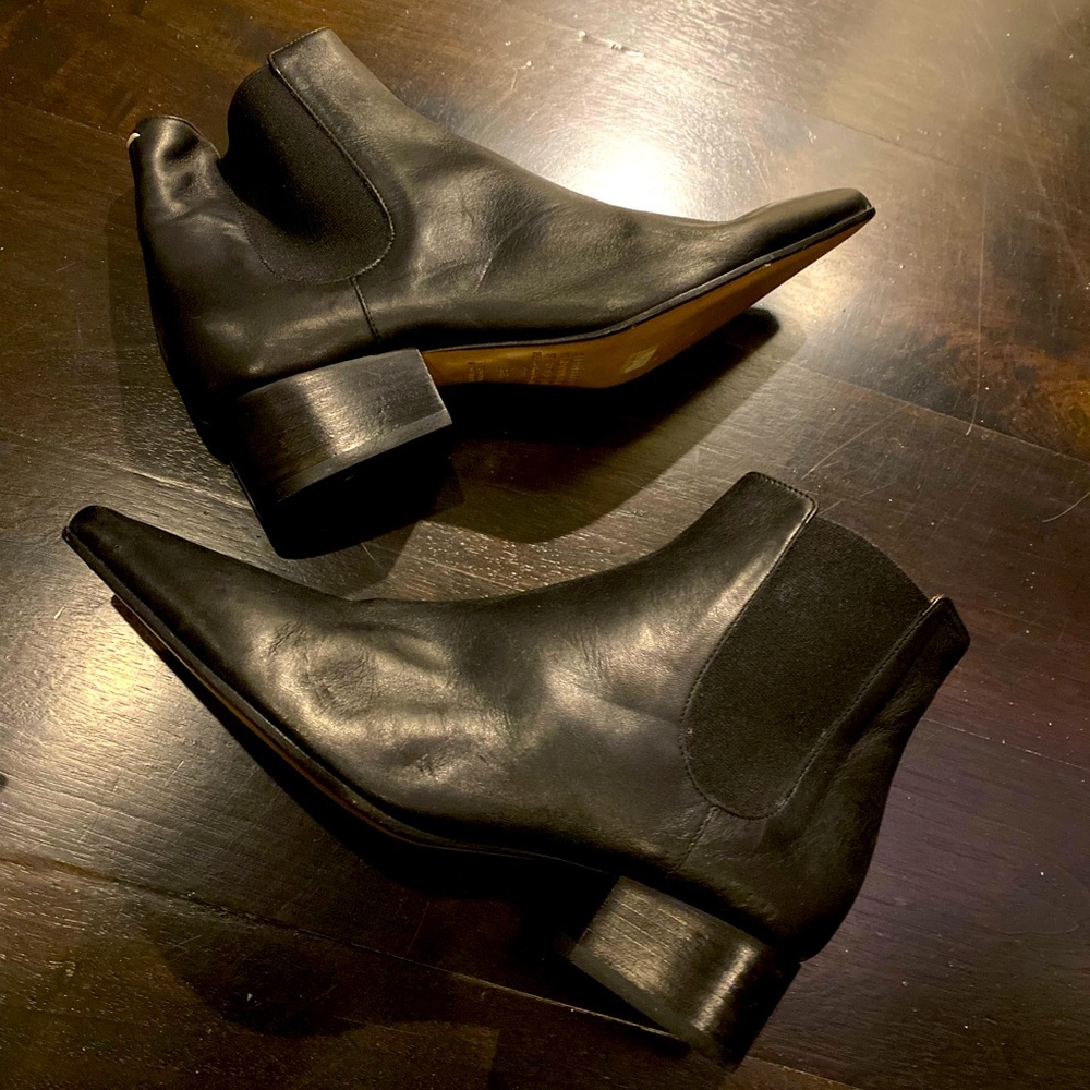 🆕 Maison Martin Margiela Leather Ankle Boots